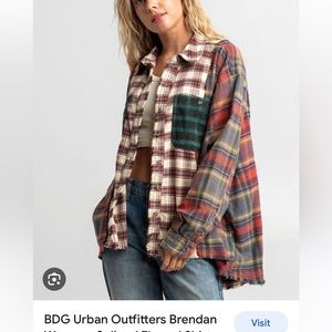 Urban Outfitters BDG patchwork flannel size medium